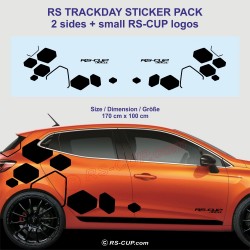 Kit 2 stickers RS DESIGN pour Renault TWINGO