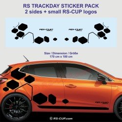 Kit 2 stickers RS DESIGN pour Renault TWINGO