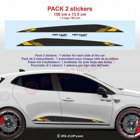 Kit sticker ULTIME RACING pour Renault CLIO 5