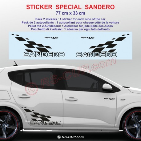 RS SPORT decals for Dacia STEPWAY