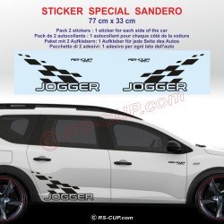 Kit sticker RS SPORT pour Dacia STEPWAY
