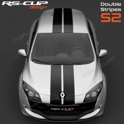 Double stripe TYPE S2 for RENAULT Twingo Clio Megane