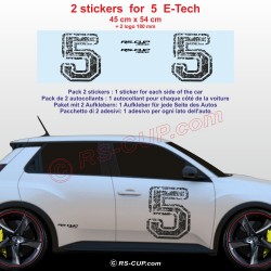 Kit sticker RS-ULTIME pour Renault CAPTUR CLIO 5 E-TECH MEGANE