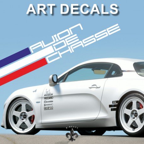 ALPINE A110 AVION DE CHASSE ART DECALS customization by Dulys