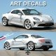 ALPINE A110 AVION DE CHASSE ART DECALS customization by Dulys