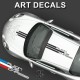 ALPINE A110 AVION DE CHASSE ART DECALS personnalisation by Dulys