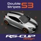 Triple bande TYPE S3 pour RENAULT Twingo Clio Megane