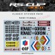 CLASSIC Full sticker kit for RENAULT 8 GORDINI