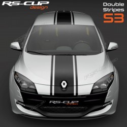 Triple stripe TYPE S3 for RENAULT Twingo Clio Megane