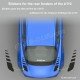 2 Racing chequered flag sticker decal for ALPINE A110