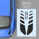 2 Racing chequered flag sticker decal for ALPINE A110