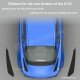 2 stickers pour ALPINE A110 damiers latéraux Racing 42 cm