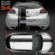 Douple asymetric stripe TYPE S4 for RENAULT Twingo Clio Megane