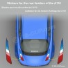 2 stickers pour ailes arrières ALPINE A110 - Design 4