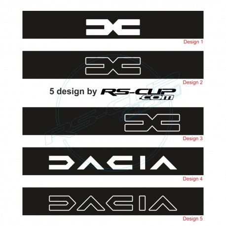 Windshield decal DACIA for Sandero Spring Duster Jogger