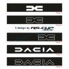 Windshield decal DACIA for Sandero Spring Duster Jogger