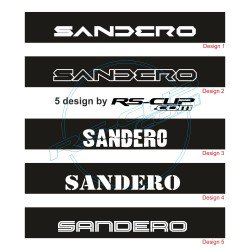 Windshield decal DACIA for Sandero