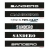 Windshield decal DACIA for Sandero