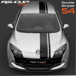Douple asymetric stripe TYPE S4 for RENAULT Twingo Clio Megane