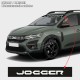 Windschutzscheibe aufkleber DACIA für Jogger