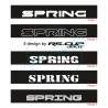 Windshield decal DACIA for Spring