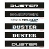 Windshield decal DACIA for Duster