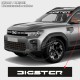 Windschutzscheibe aufkleber DACIA für Bigster