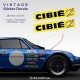 2 sticker decals Cibié 28 cm for ALPINE RENAULT