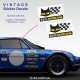 2 sticker decals S.E.V. MARCHAL 13cm for ALPINE RENAULT