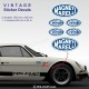 MAGNETI MARELLI design 1 - Lot de 6 stickers pour Alpine Renault et Renault Gordini