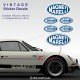 MAGNETI MARELLI design 1 - Lot de 6 stickers pour Alpine Renault et Renault Gordini