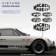 MAGNETI MARELLI design 3 - 6 vintage Aufkleber für Alpine Renault und Renault Gordini