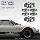 MAGNETI MARELLI design 3 - 6 vintage Aufkleber für Alpine Renault und Renault Gordini