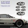 MAGNETI MARELLI design 3 - 6 vintage Aufkleber für Alpine Renault und Renault Gordini