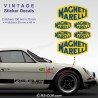 MAGNETI MARELLI design 4 - 6 vintage Aufkleber für Alpine Renault und Renault Gordini