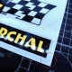 2 sticker decals S.E.V. MARCHAL 16.5 cm for ALPINE RENAULT