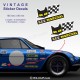 Lot de 2 stickers S.E.V. MARCHAL 16.5 cm pour ALPINE RENAULT et Renault Gordini