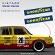 GOOD YEAR - 2 vintage sticker decals for ALPINE RENAULT