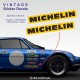 Lot de 2 stickers MICHELIN pour ALPINE RENAULT et Renault Gordini