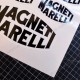 MAGNETI MARELLI design 3 - Pack of 6 sticker decals for Alpine Renault and Renault Gordini