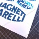 MAGNETI MARELLI design 2 - Pack of 6 sticker decals for Alpine Renault and Renault Gordini