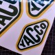 YACCO 90's - 4 vintage sticker decals for ALPINE RENAULT