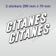 2 sticker decals GITANES for ALPINE RENAULT
