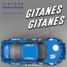 GITANES - 2 Aufkleber 45 cm für ALPINE RENAULT