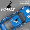 1 roof sticker GITANES for ALPINE RENAULT