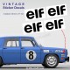 4 Aufkleber ELF 14 cm für ALPINE RENAULT