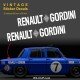 2 sticker RENAULT GORDINI 60 cm pour R8 R12