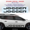 JOGGER - Side skirt sticker decals for Dacia - Set of 2 stickers