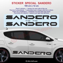JOGGER - Autocollant pour bas de caisse DACIA - Lot de 2 stickers