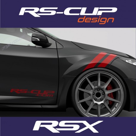 Kit sticker RSX pour RENAULT SPORT Clio Twingo Megane Captur